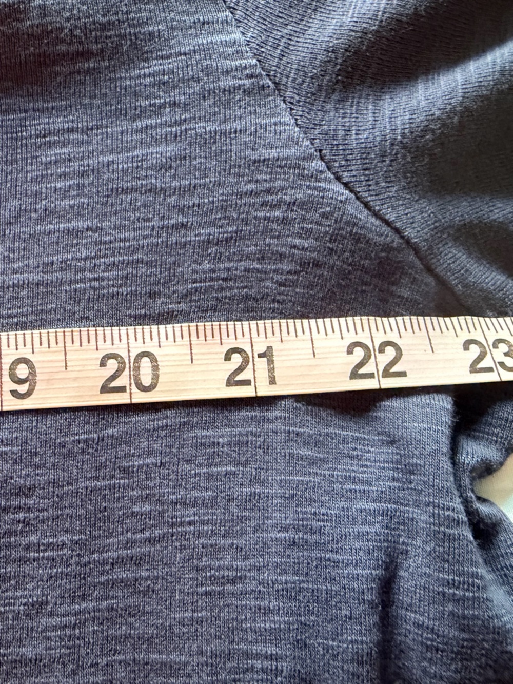 J Jill Pima Cotton Tee Womens Scoop Neck Elbow Sleeve Black Soft Basic Top L - Picture 6 of 8